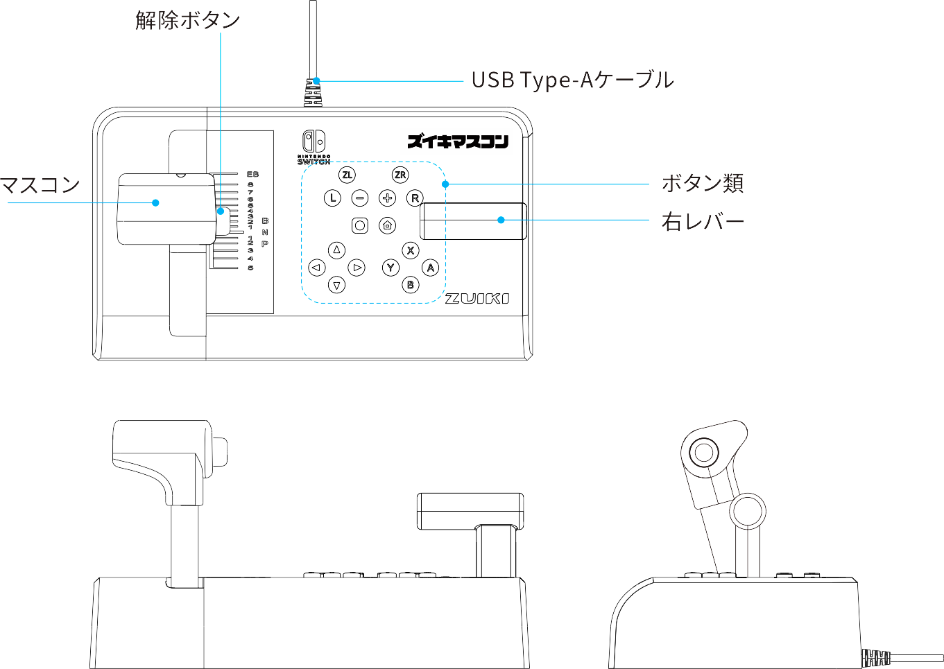 ZUIKIマスコン製品説明